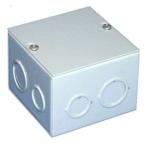 junction box with built in terminals|large junction box with knockouts.